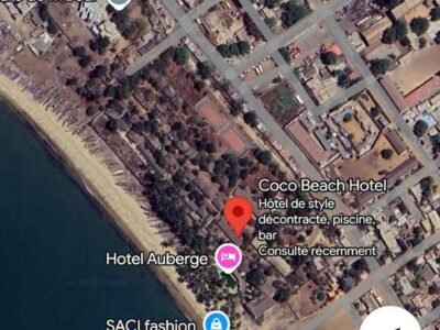 A Vendre - Hôtel Coco Beach – Pieds dans l’eau à Mbour – 3 milliards FCFA